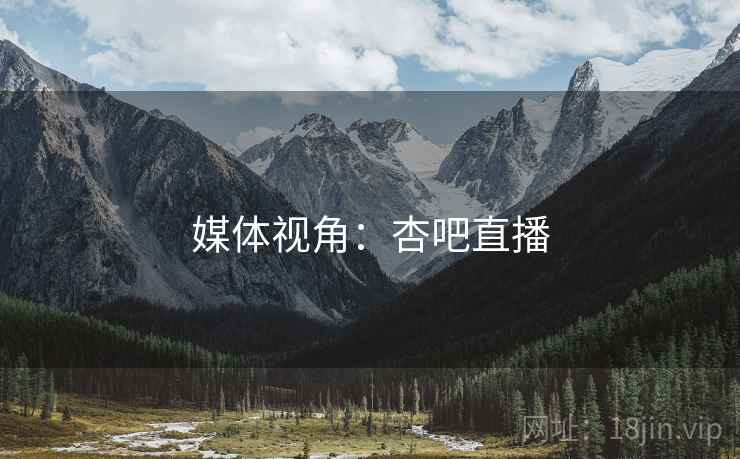 媒体视角：杏吧直播