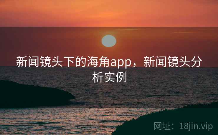 新闻镜头下的海角app，新闻镜头分析实例